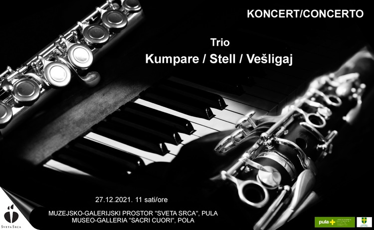 PULA Koncert Trija Kumpare/Stell/Vešligaj