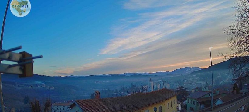 STIGLA SIJEČANJSKA ZIMA U središnjoj Istri jutros do -9 °C, a minusi zabilježeni i uz more
