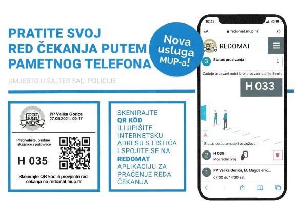 PU istarska: Od ponedjeljka u primjeni aplikacija za redomat MUP-a