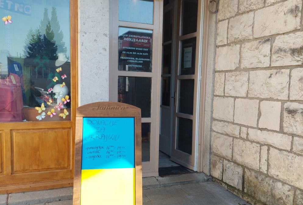 MO Labin Donji započeo sa skupljanjem humanitarne pomoći za Ukrajinu