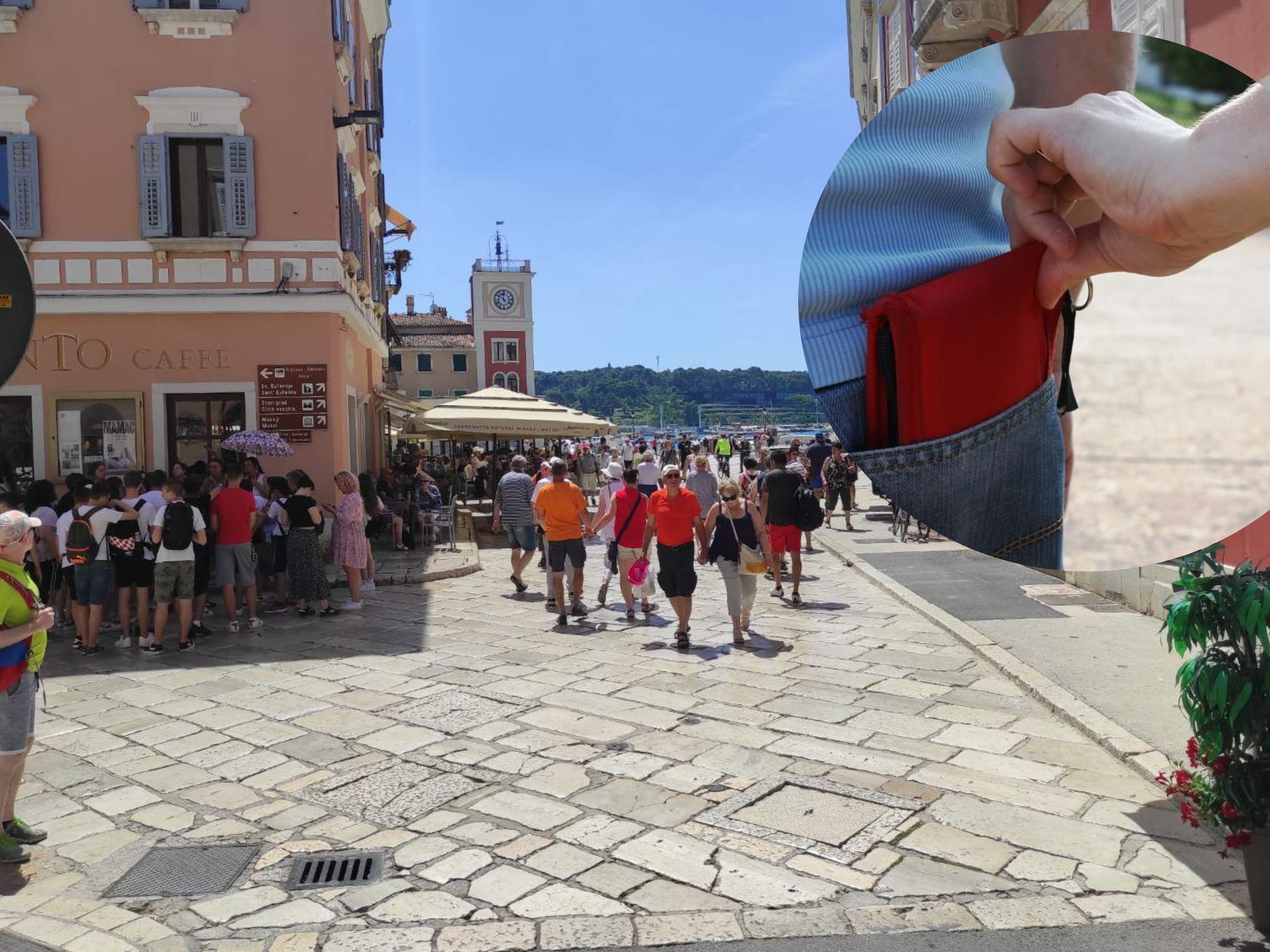 OPREZ! Policija istražuje krađe novčanika i ruksaka u Rovinju i Poreču POKRADENI U GRADU I NA BRODU