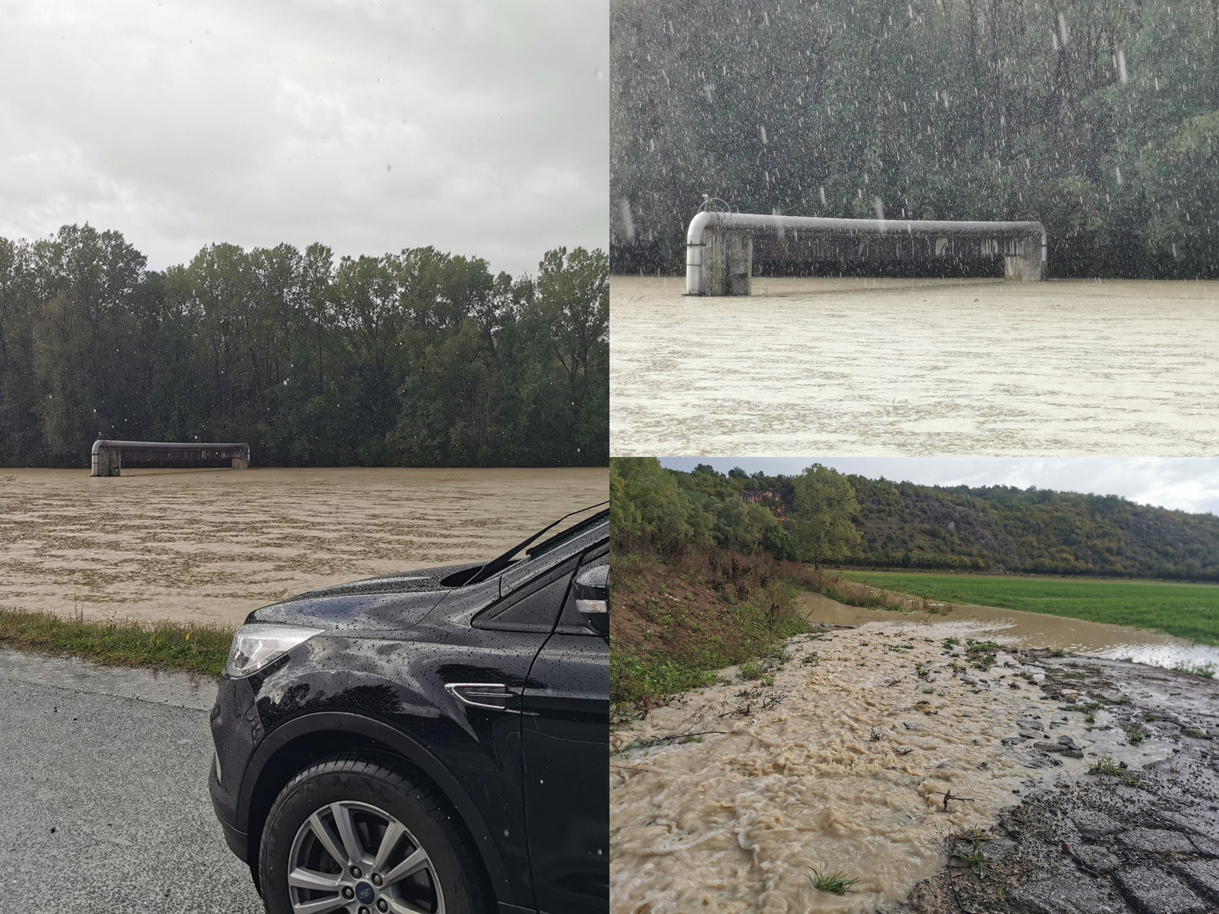 VATROGASCI NA TERENU Voda prodrla u postrojenje Butonige JEZERO ĆE PAR DANA BITI IZVAN FUKCIJE