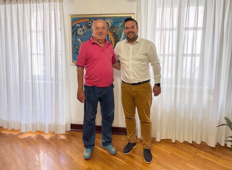 Gradonačelnik Filip Zoričić ugostio maratonca Georga Rappela