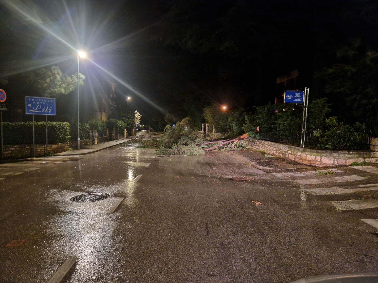 JAKO NEVRIJEME ZAHVATILO ROVINJ Stabla Pala Na Automobile, Voda Ušla U ...