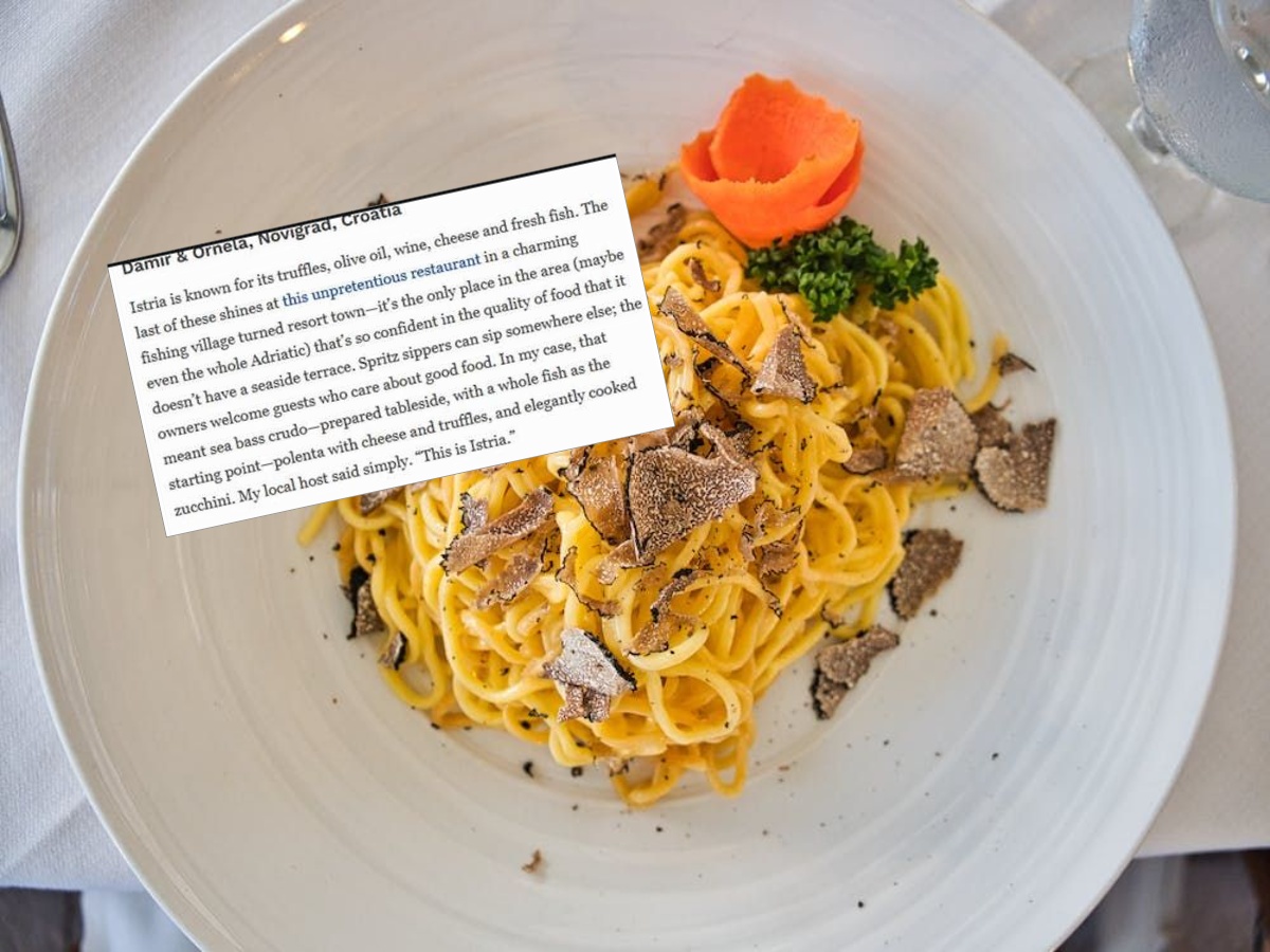 Najutjecajniji svjetski lifestyle magazin Forbes objavio članak o Istri
