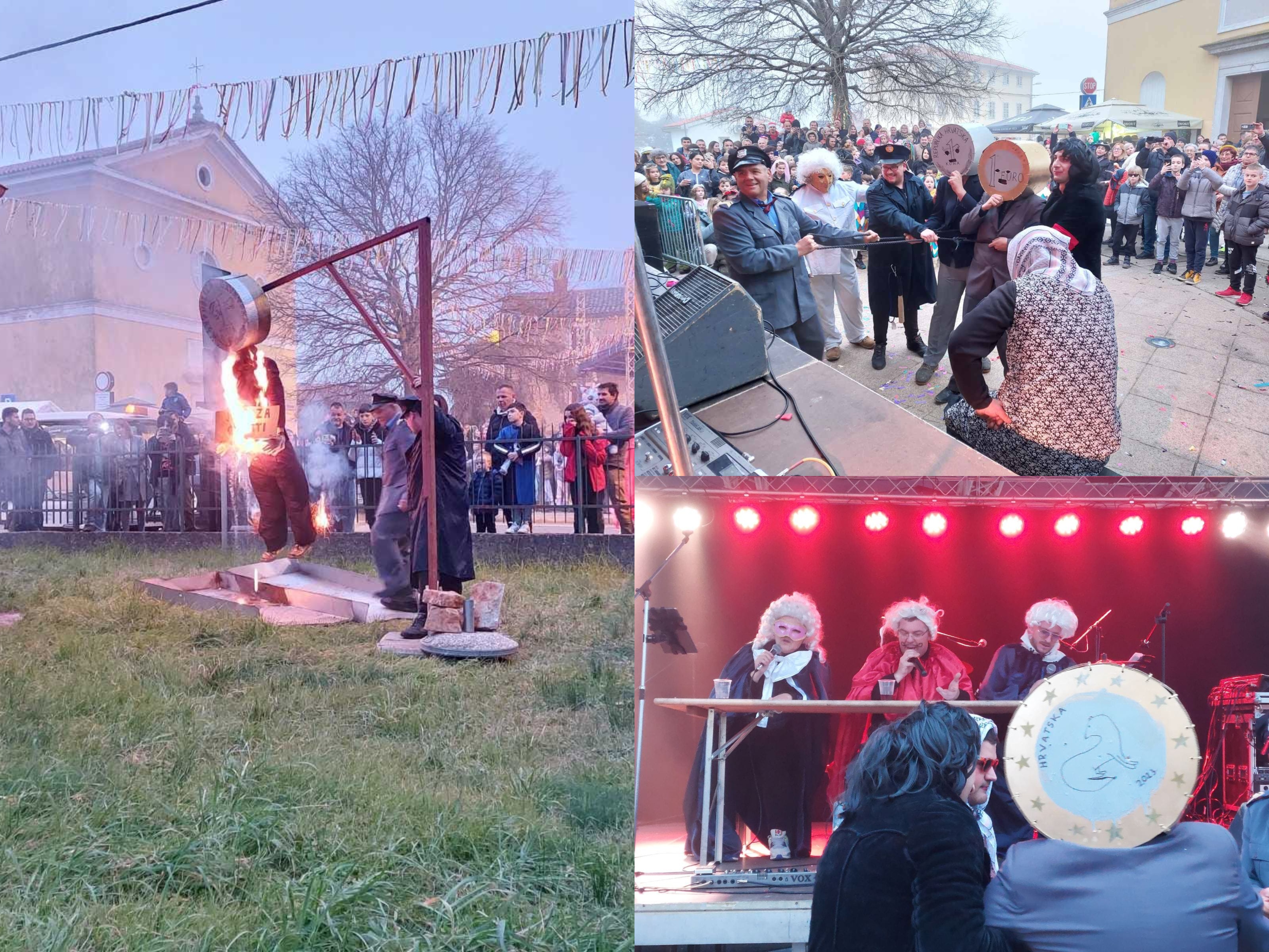 POREČ Paljenjem pusta završilo maškarano slavlje u Novoj Vasi