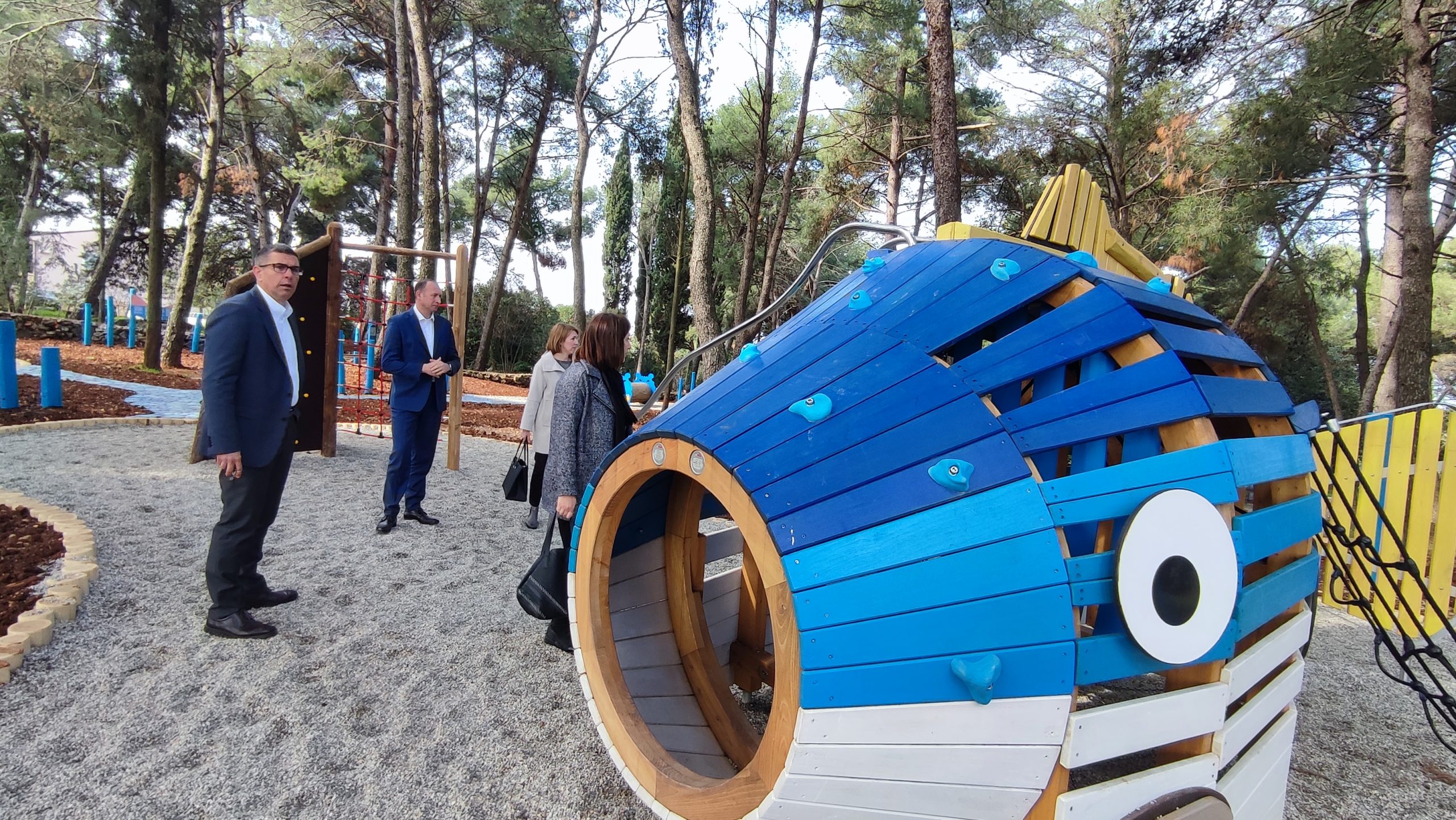 Gradonačelnik Rovinja posjetio novi dječji park posvećen ribarskoj tradiciji