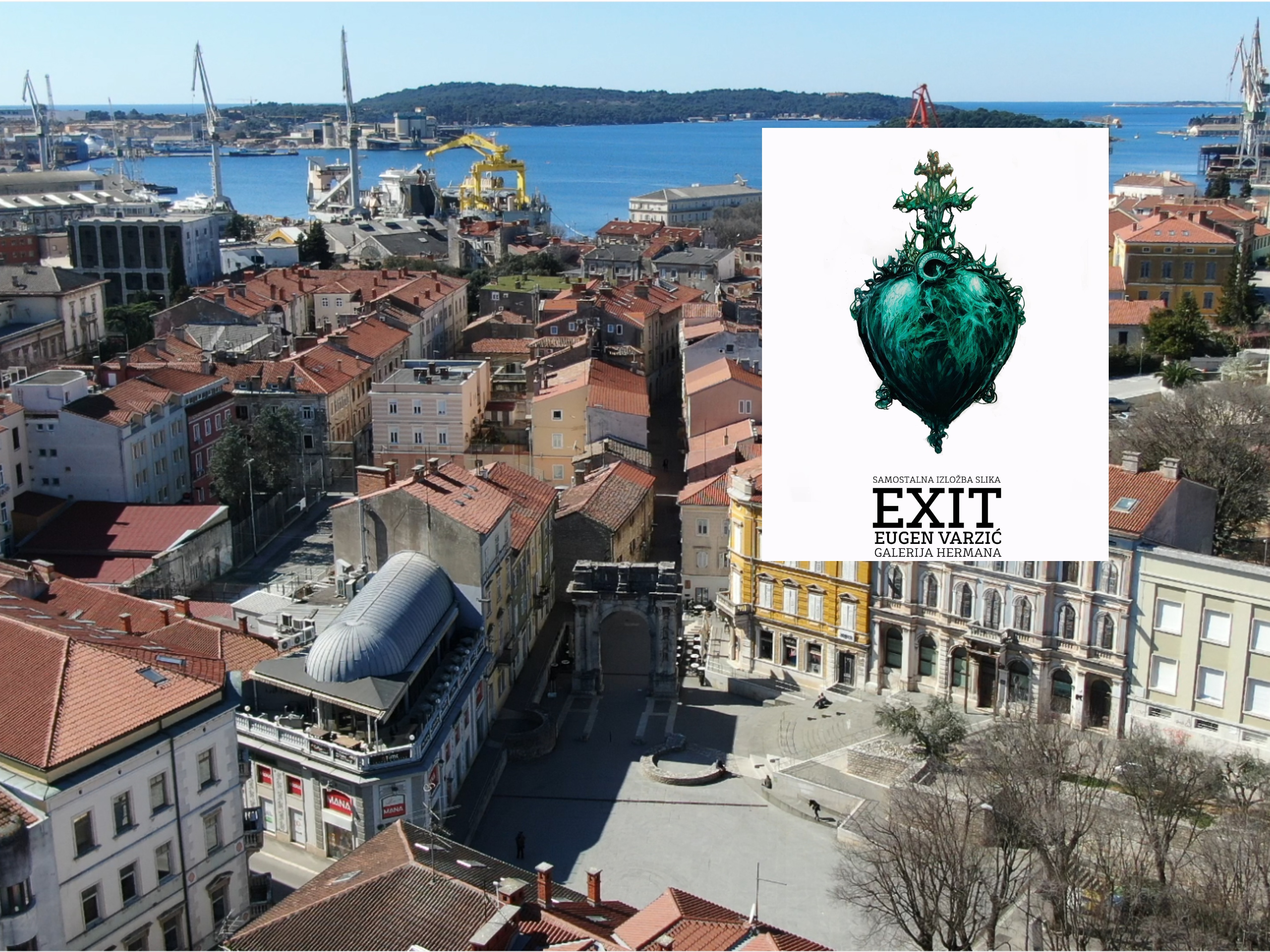Porečki umjetnik Eugen Varzić izlaže u galeriji Hermana u Puli