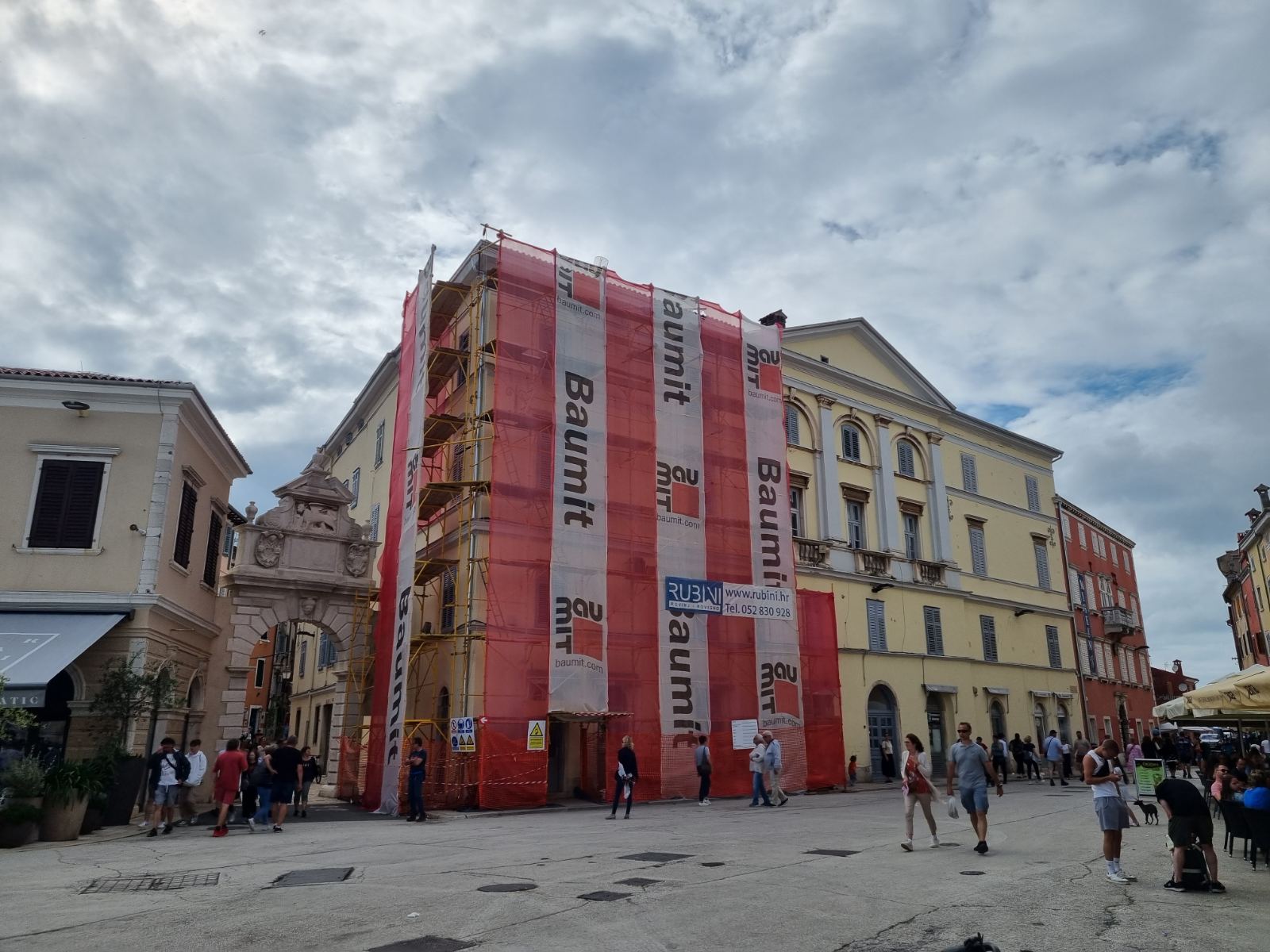 U Rovinju su u tijeku radovi na sanaciji zgrade Doma kulture