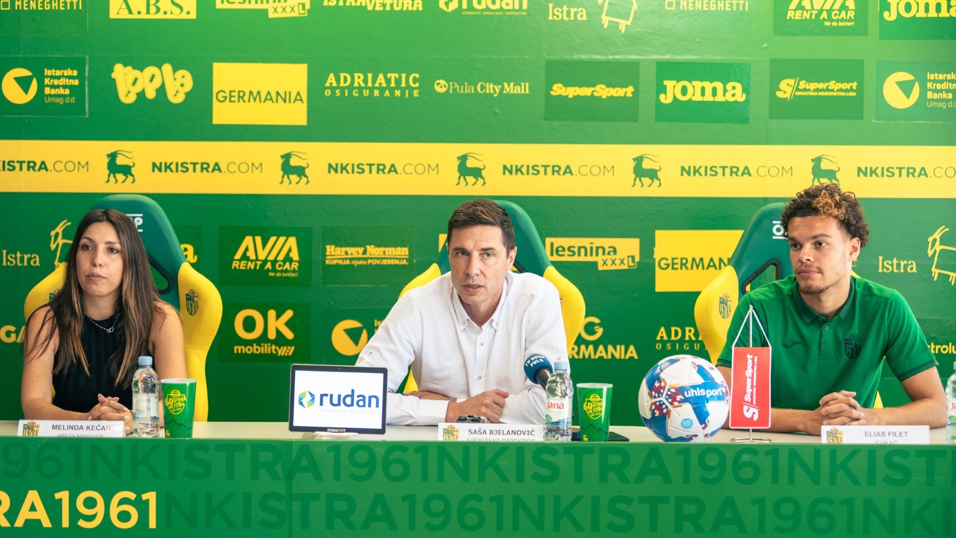 Elias Filet i službeno predstavljen na Drosini! 'Radi se o igraču koji je isključivi golgeter i ima osjećaj za gol'