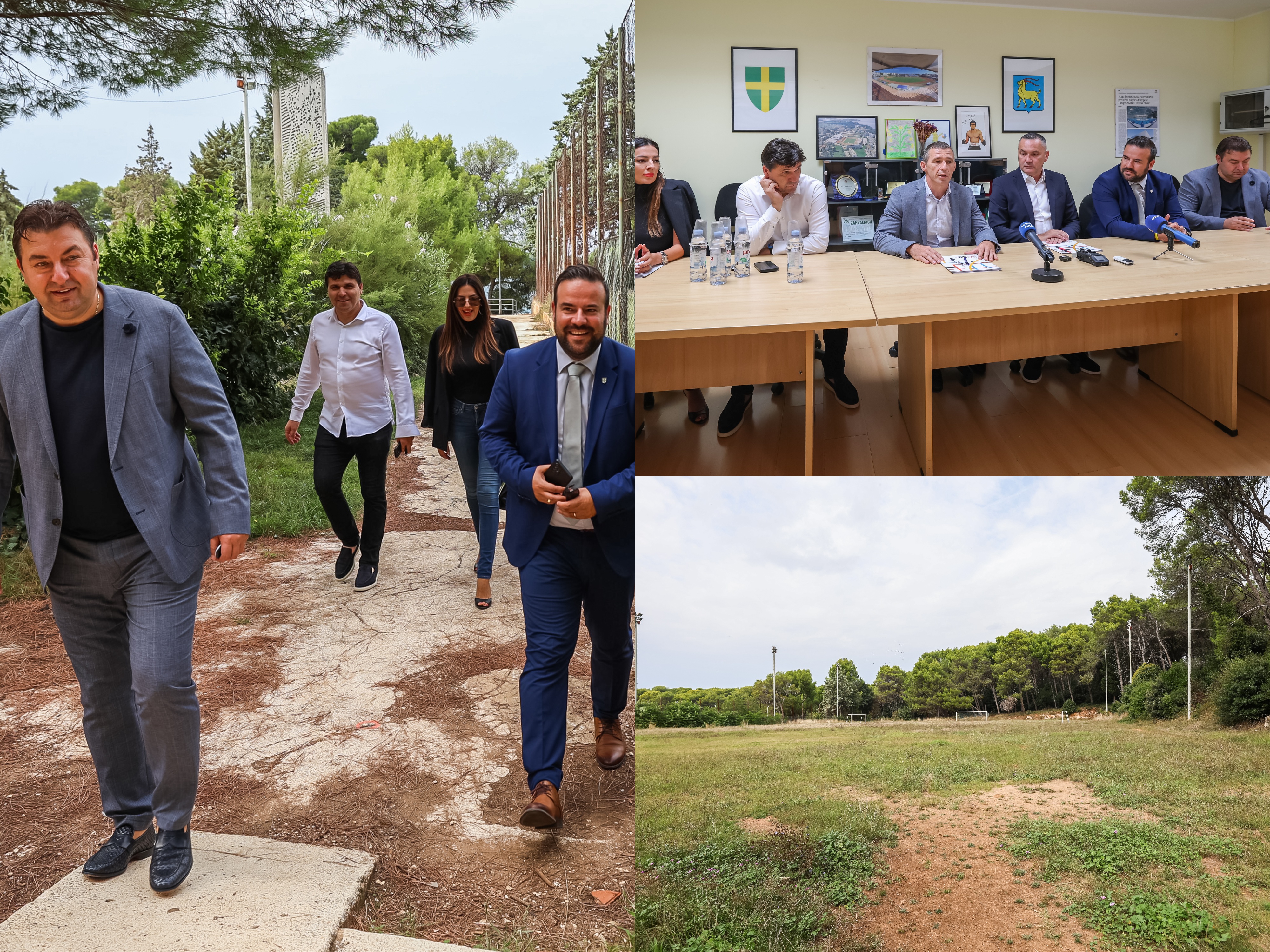 PULA Potpisan ugovor o donaciji umjetnog travnjaka na Valkanama