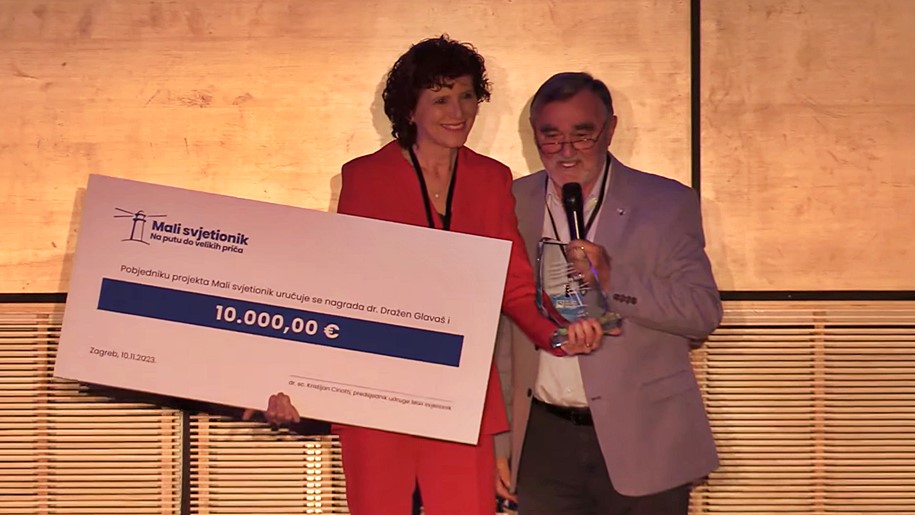 NEIZMJERAN RAD I TRUD SE ISPLATE! Mirjana Zgrablić Matika osvojila nagradu "Mali Svjetionik"