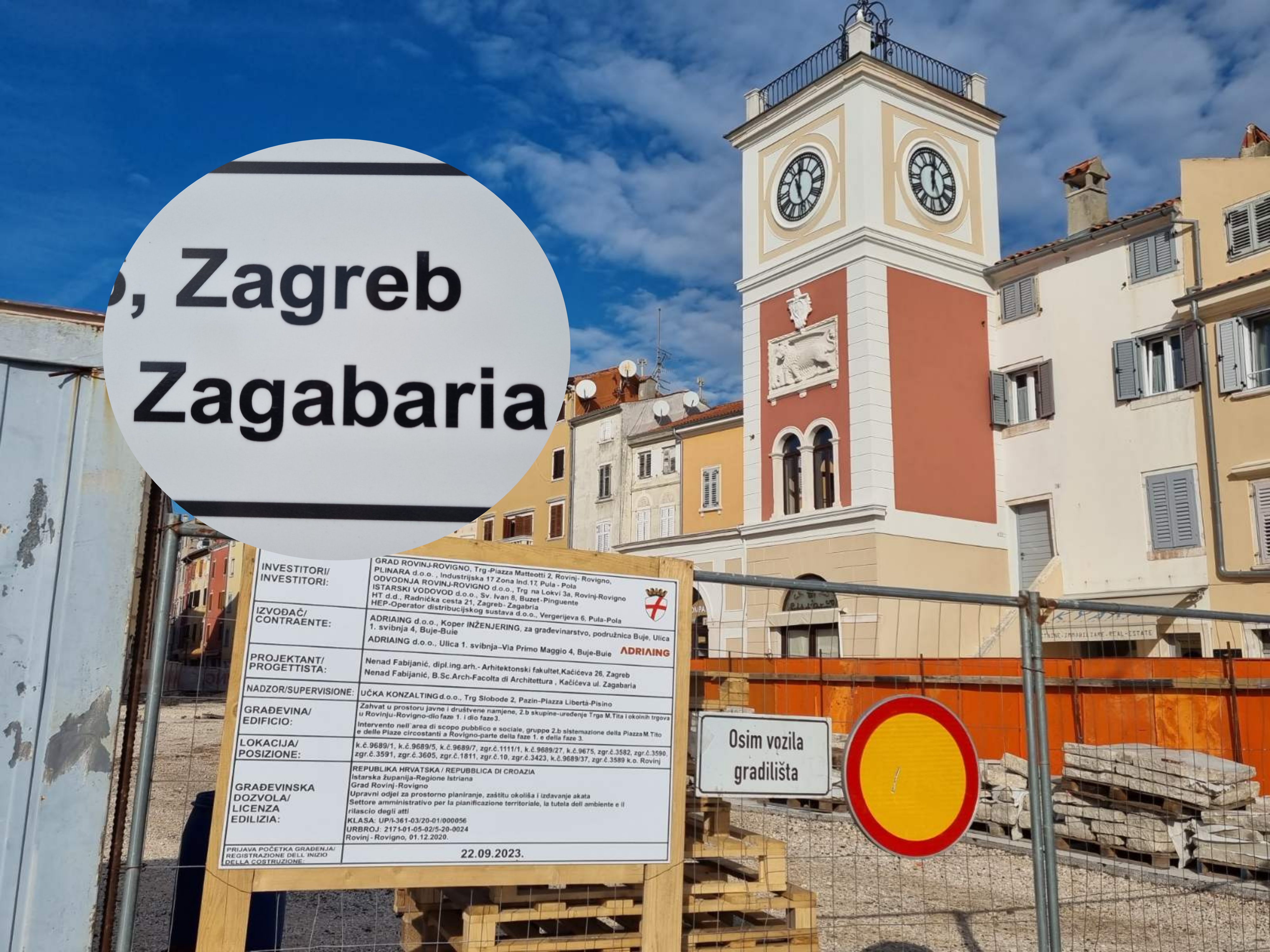 Dvojezičnost u Rovinju ponovno predmet rasprave? ZAGREB POSTAO ZAGABARIA