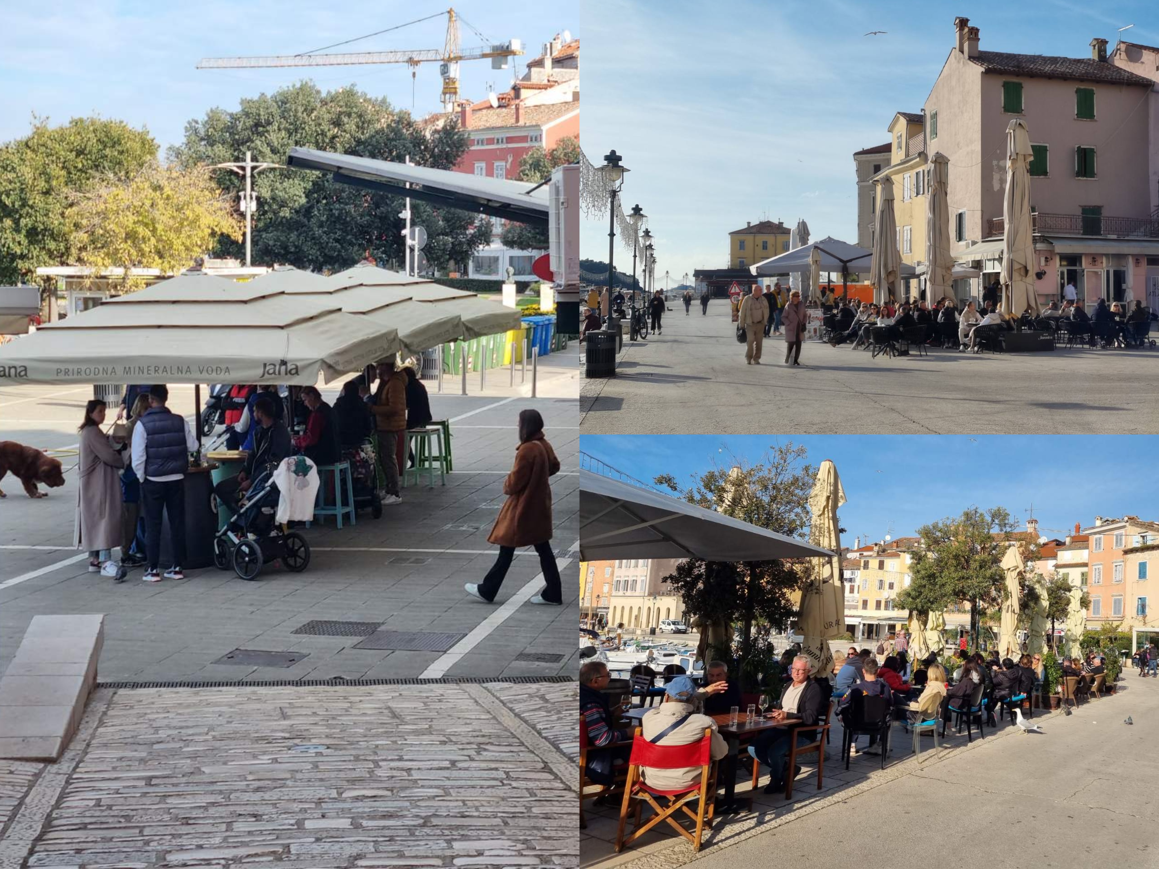 Neradni sunčani vikend na ulice Rovinja izmamio brojne građane i goste