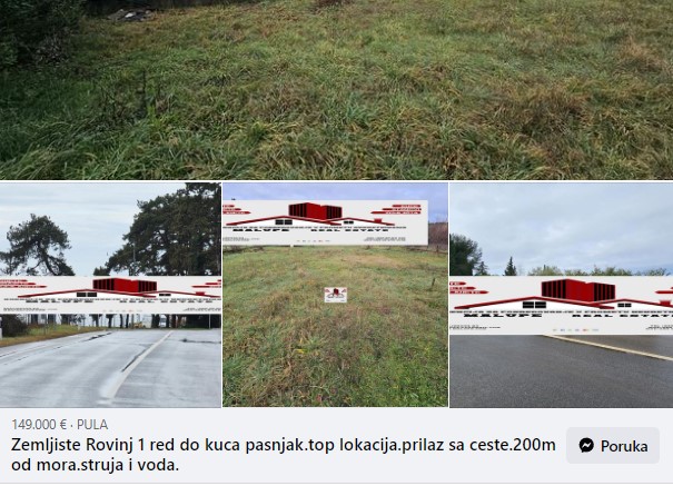 Tiha okupacija Istre ide dalje, poljoprivredna zemljišta u Rovinju prodaju se po 230 eura po kvadratu