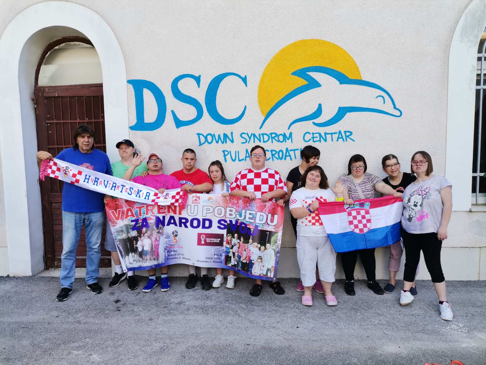 UVIJEK VJERNI! Svi u Down syndrom centru Pula spremni za vatreno navijanje!