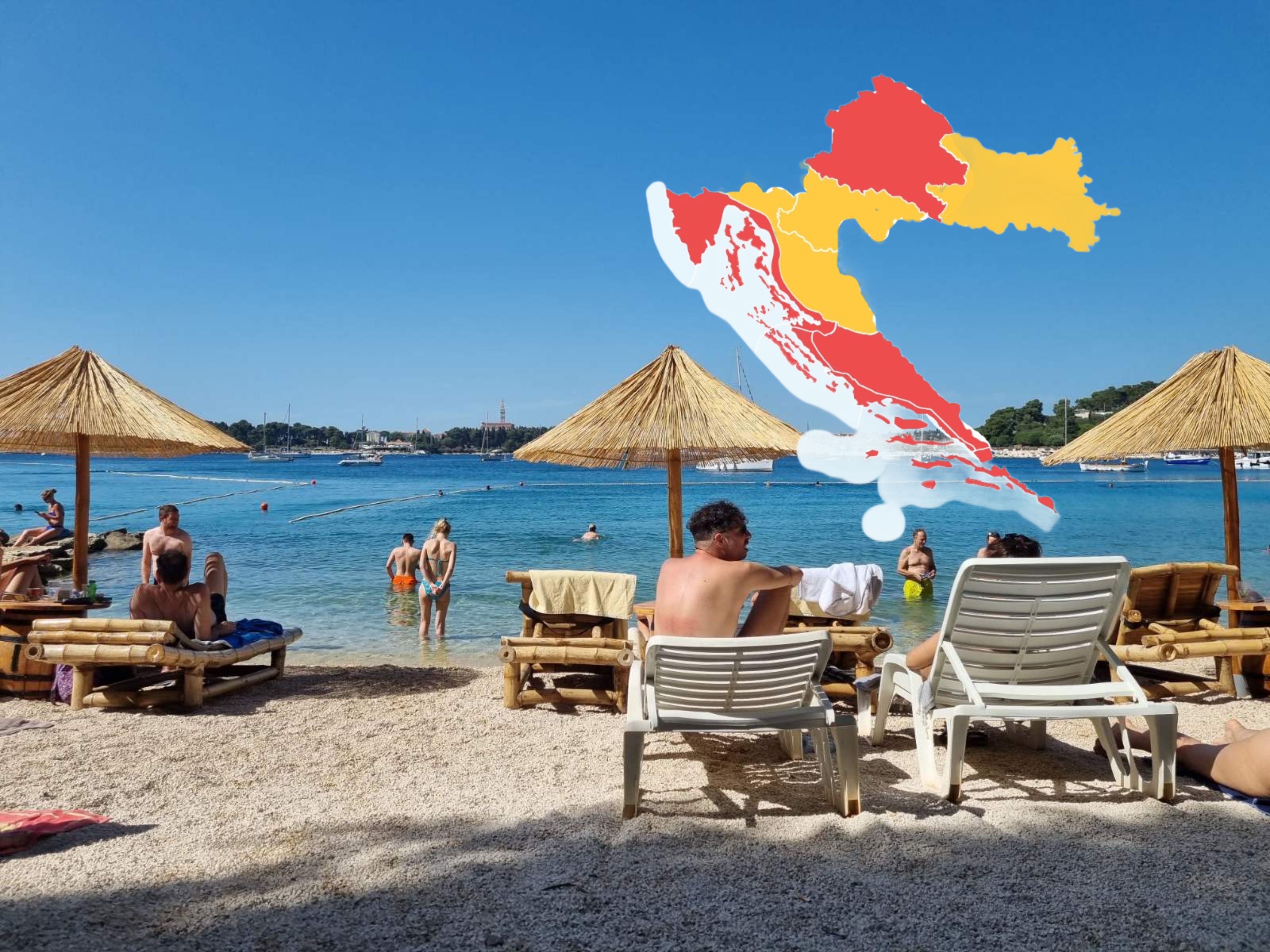 Toplinski val: Na snazi crvena upozorenja za veći dio Hrvatske!