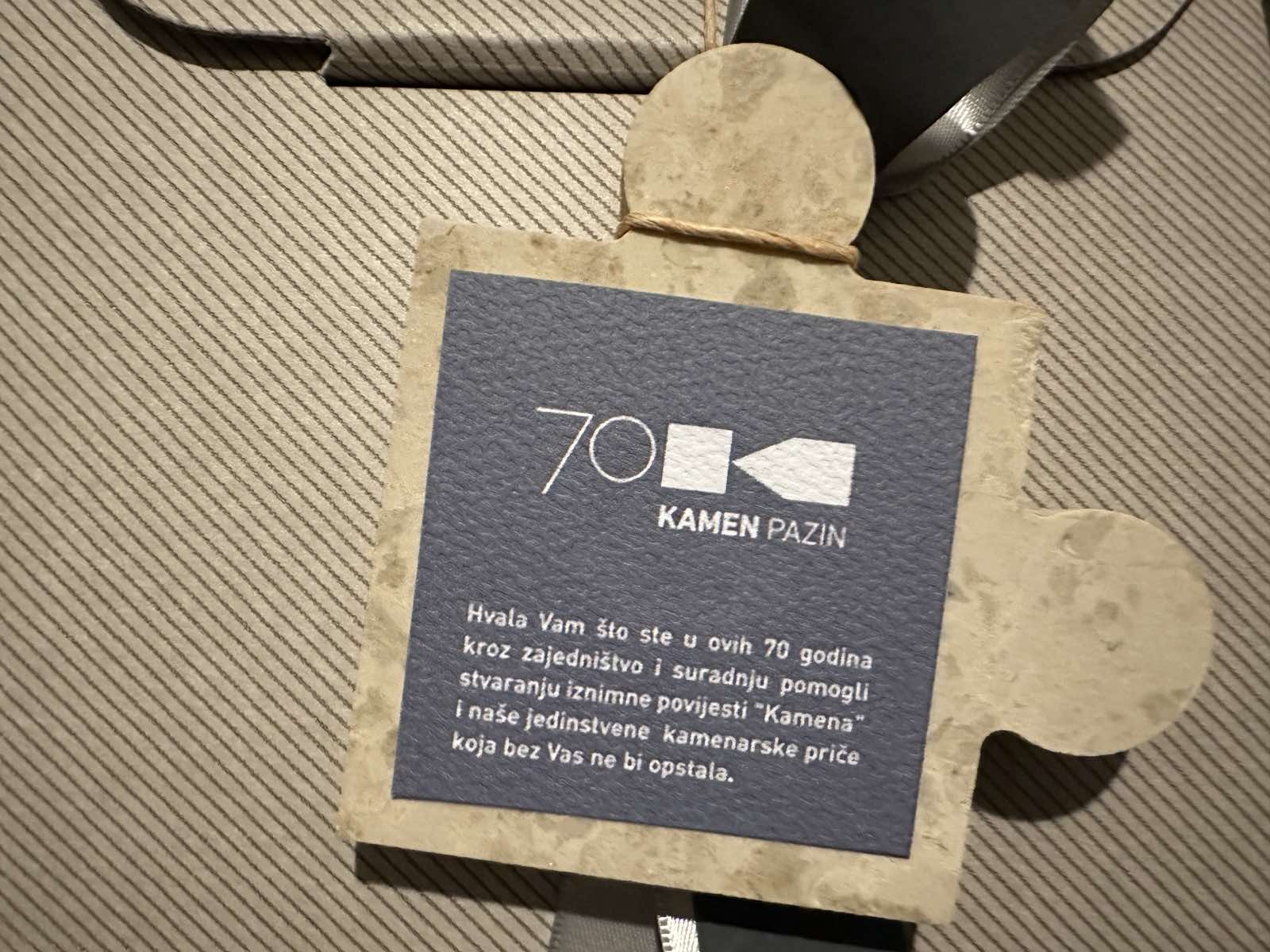PRIJE TOČNO 70 GODINA Tvrtka Kamen Pazin krenula je na svoj put u obradi kamena
