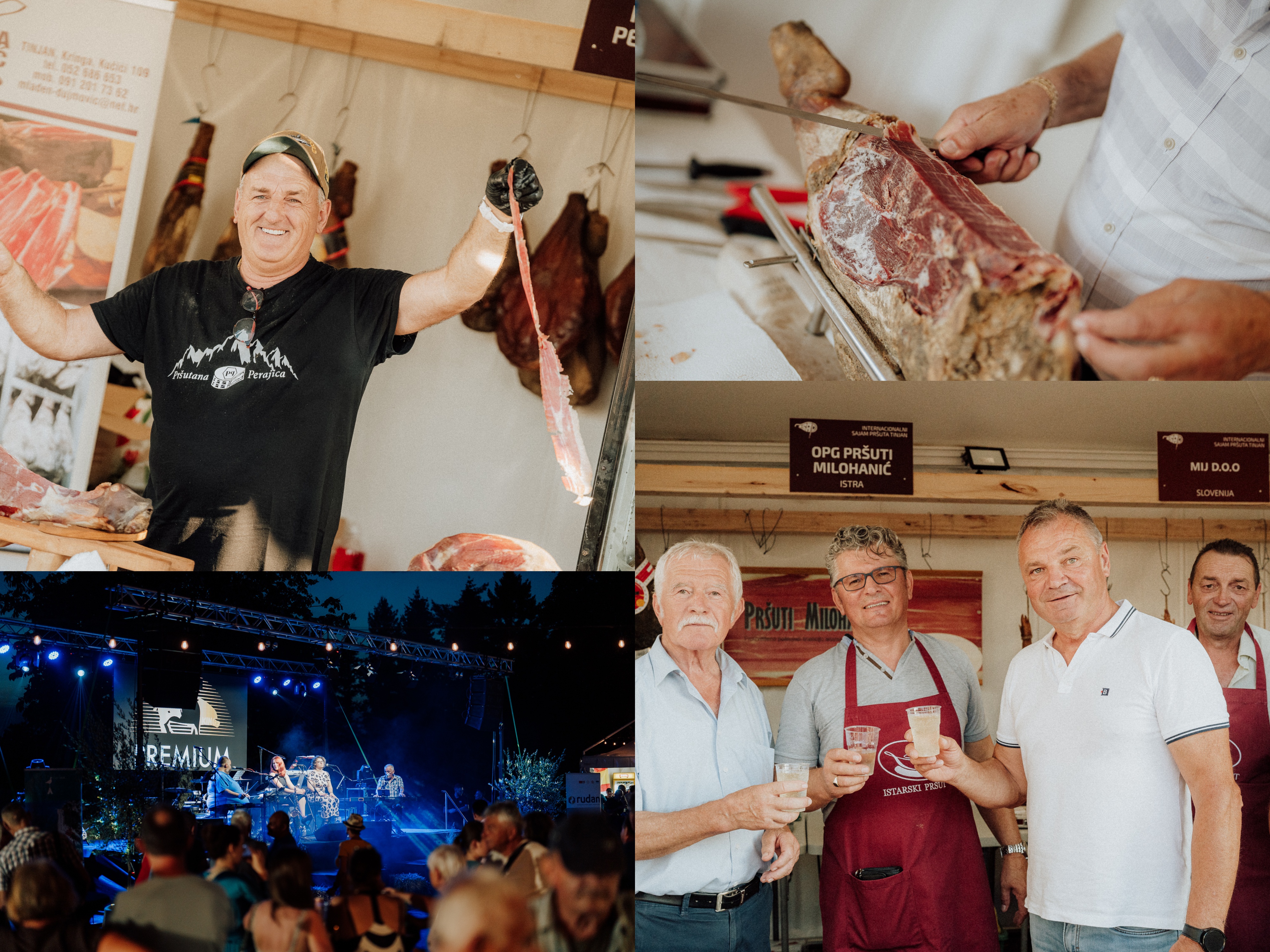(FOTO) Mnoštvo ljudi okupilo se na Ljetnom festivalu pršuta u Tinjanu PROGRAM SE NASTAVLJA I DANAS