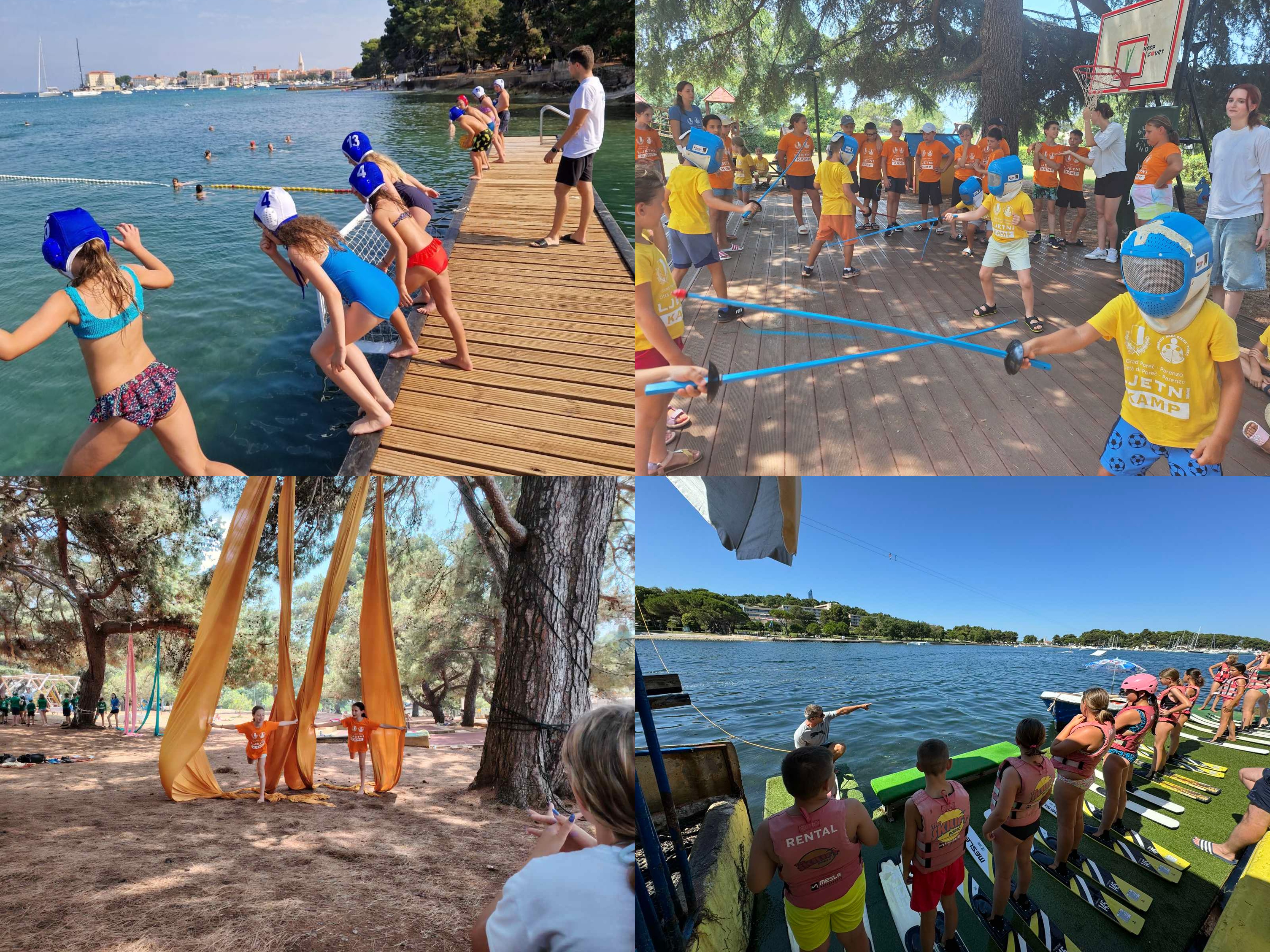 POREČ: Prva smjena Dječjeg ljetnog kampa ispunjena aktivnostima, zabavom  i kupanjem