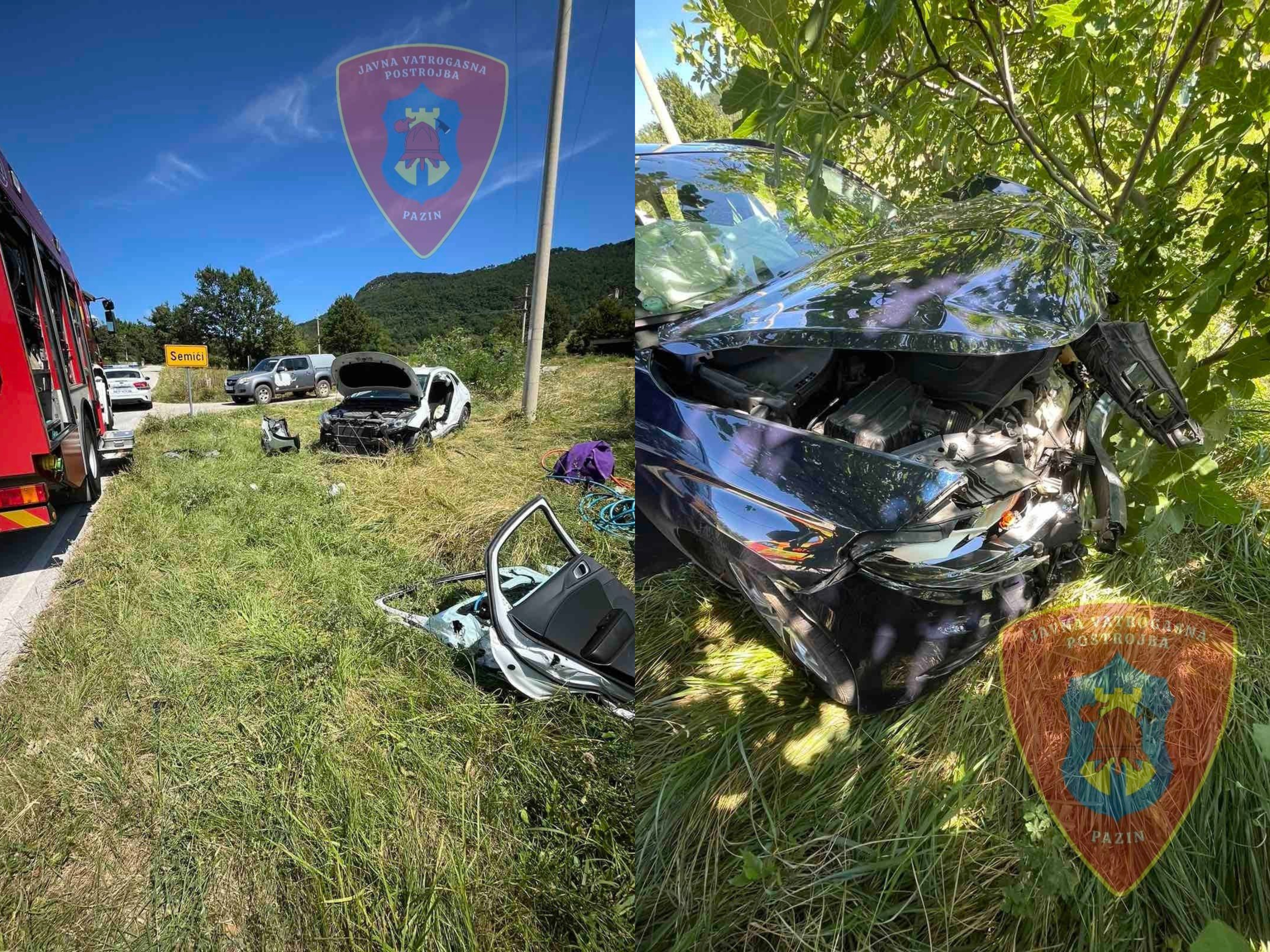 Još jedna teška prometna nesreća u Istri OZLIJEĐENO PET OSOBA