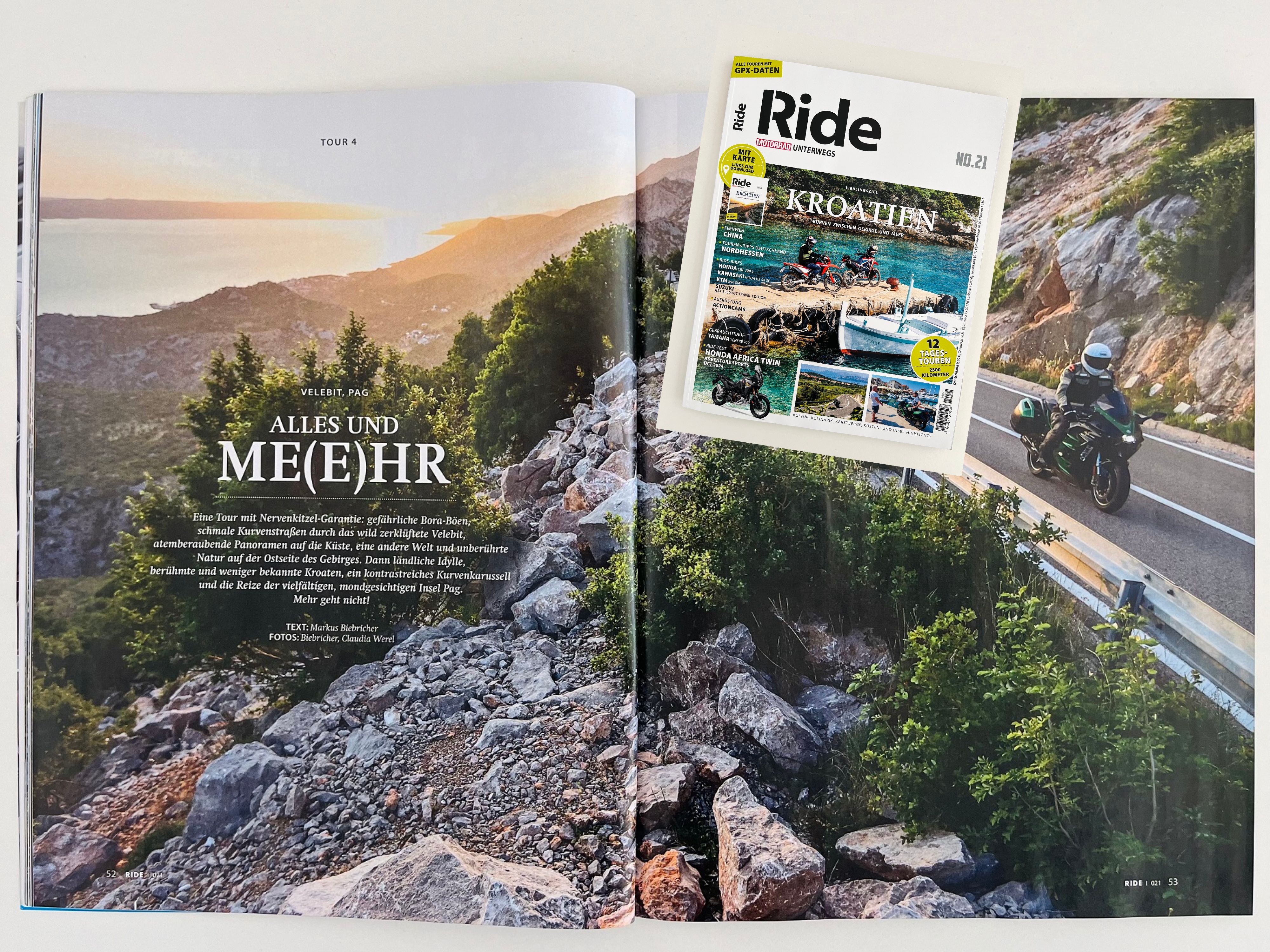 Hrvatska na naslovnici popularnog njemačkog magazina Ride