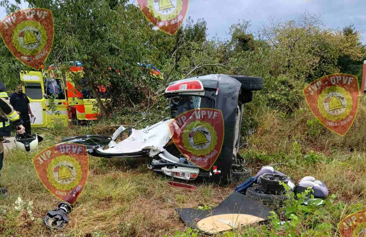 (FOTO) Vatrogasci rezali auto da izvuku vozačicu! Hitno je prevezena u bolnicu u Izolu