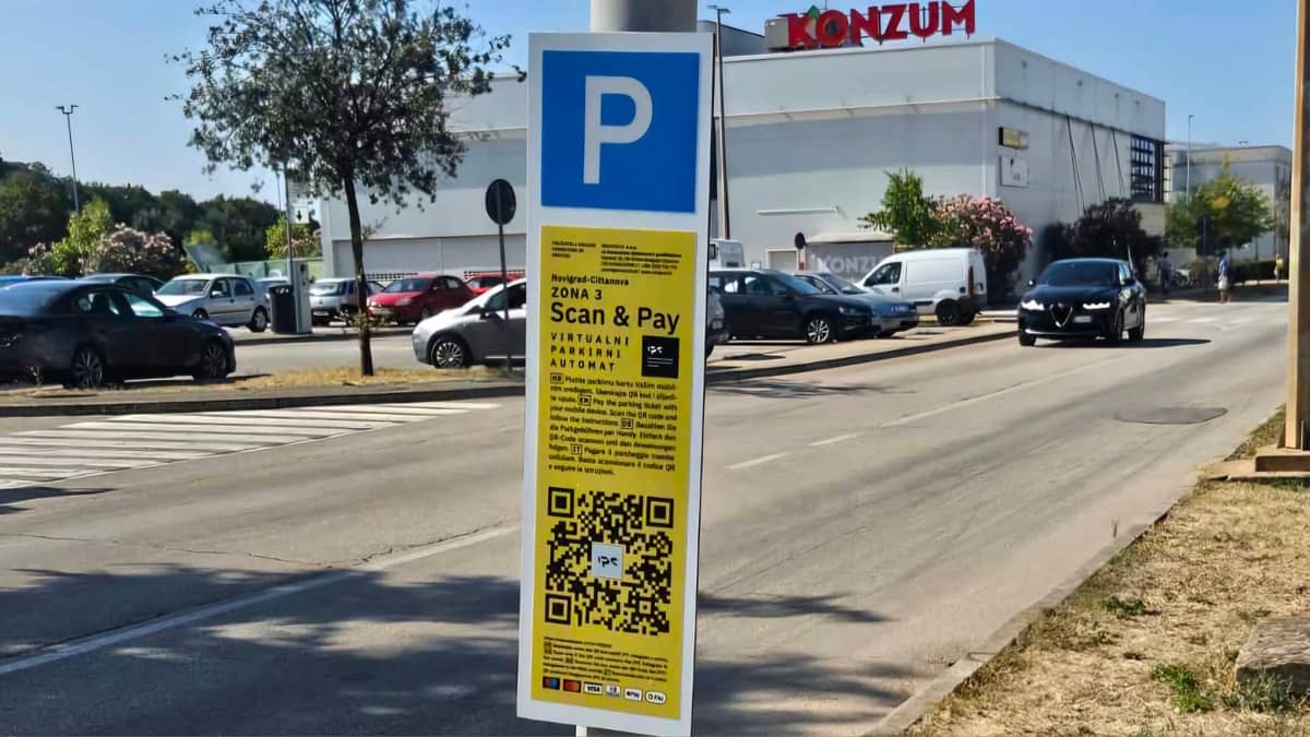 Virtualni parking aparat: U Novigradu uvedeno pametno rješenje za plaćanje parkinga!