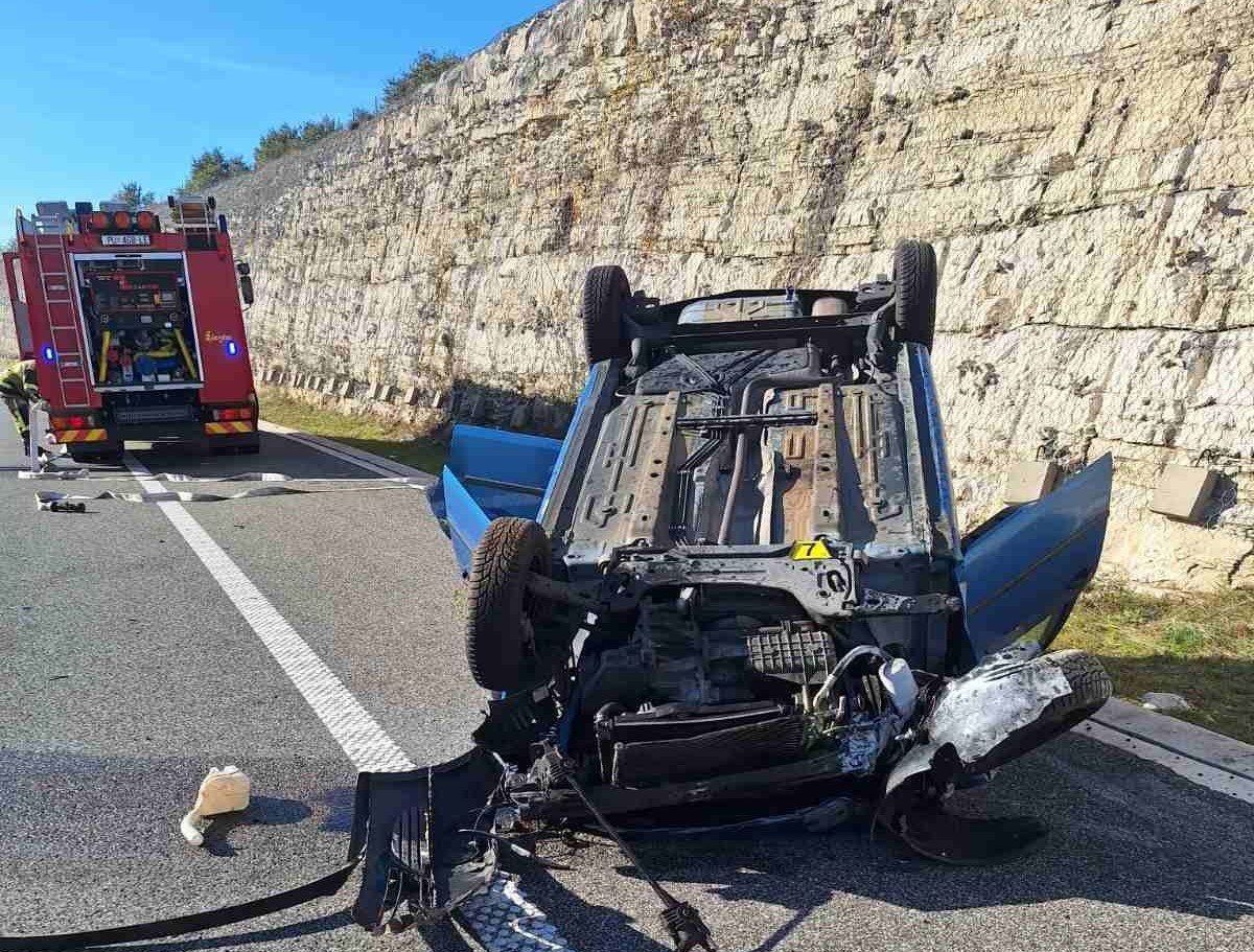 NA IPSILONU! Vozač lakše ozlijeđen u prometnoj nesreći kod Kanfanara