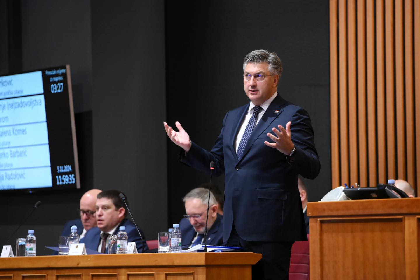 Plenković: Planirani prihodi proračuna su 33 milijarde eura, a inflacija će padati