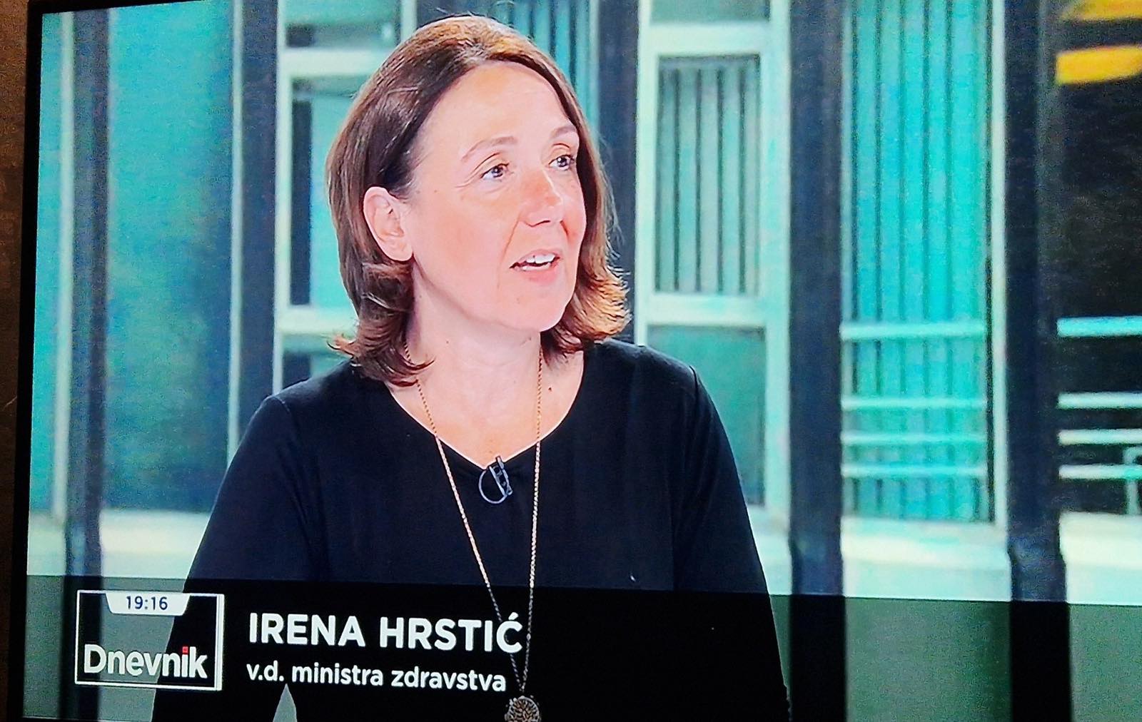 Dr. Irena Hrstić: Ova situacija nije ugodna nikome, pacijenti neće ništa osjetiti